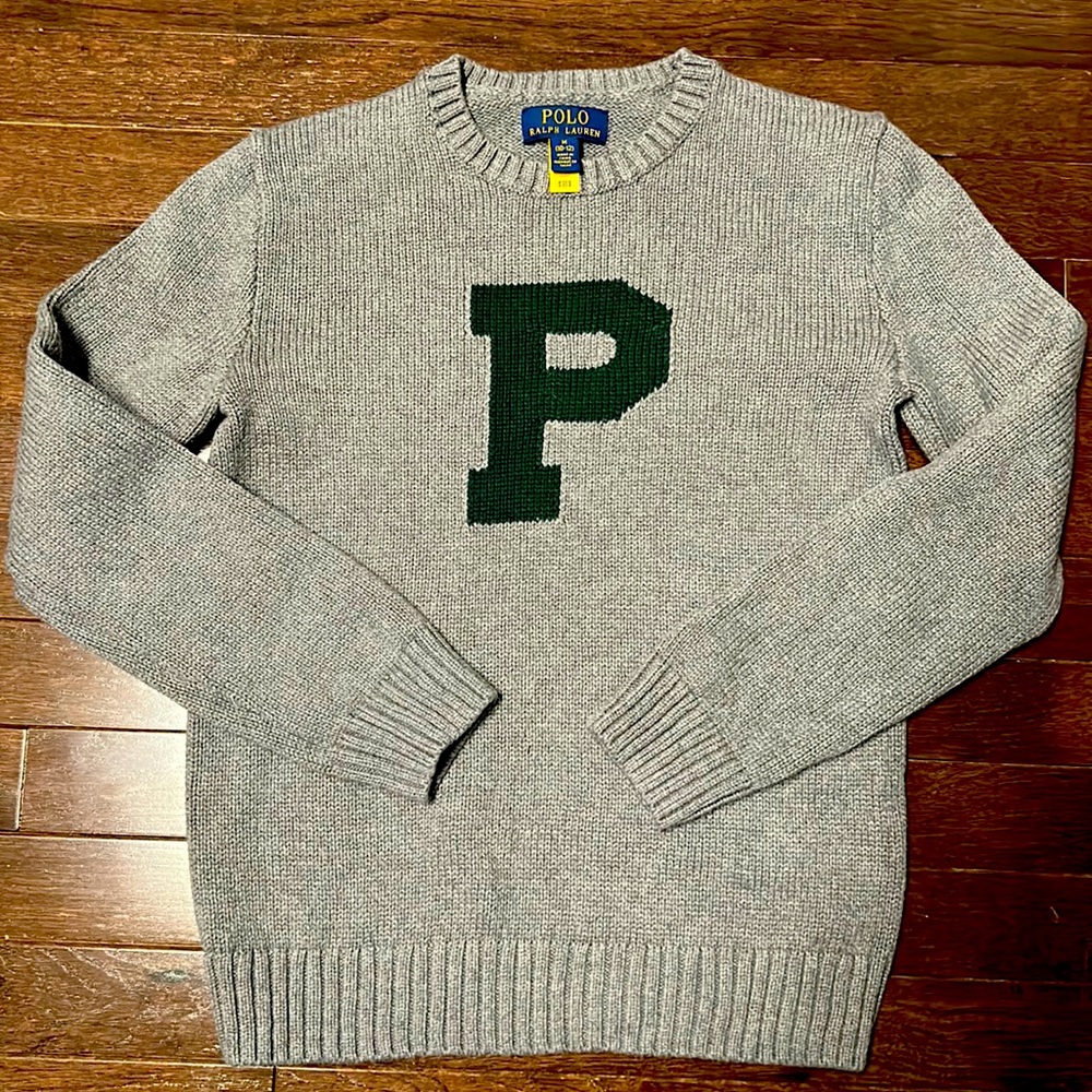 Polo Ralph Lauren, Kids M (10-12), Gray and Green